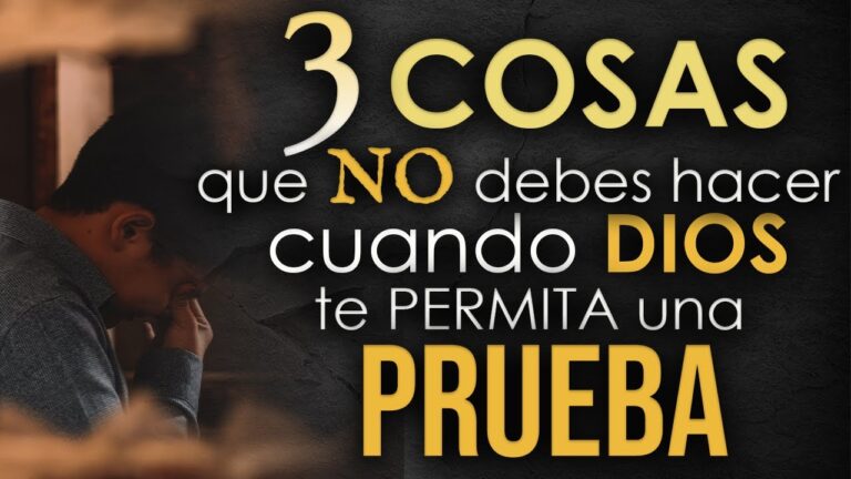 a veces dios nos pone pruebas en el camino