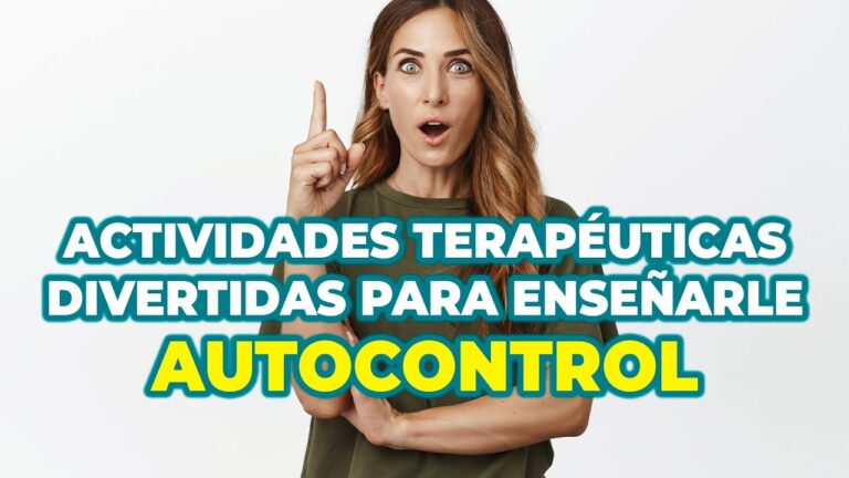 actividades de autocontrol para niños de infantil