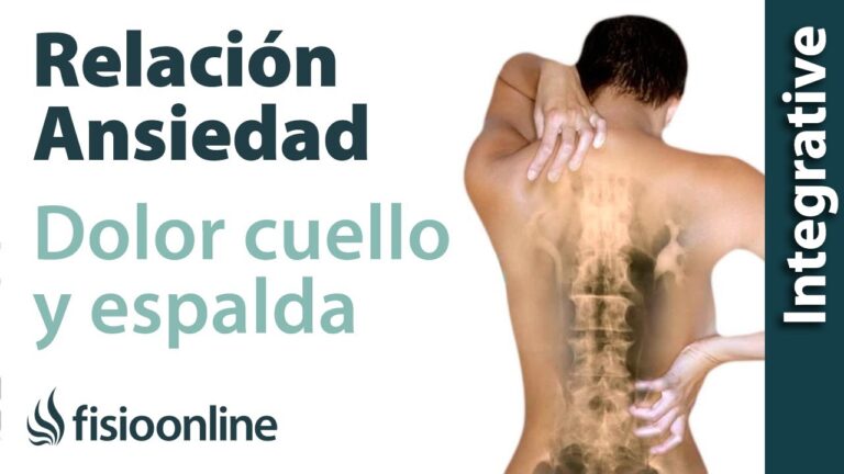 ansiedad y dolor de espalda alta