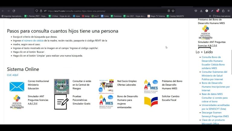 como encontrar los hijos de una persona