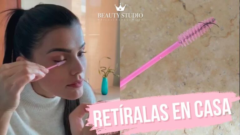 como quitar pestañas pelo a pelo remedios caseros