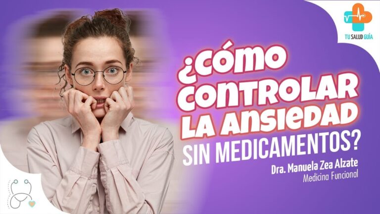 como superar la ansiedad sin medicamentos