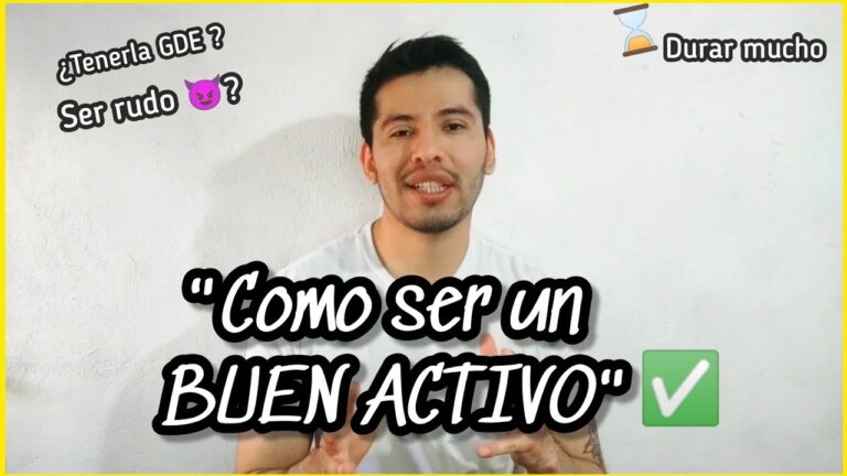 consejos para la primera vez de un pasivo