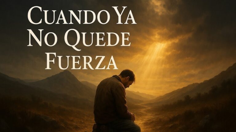 cuando no te quedan fuerzas para seguir