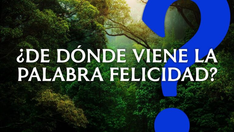 de donde proviene la palabra felicidad