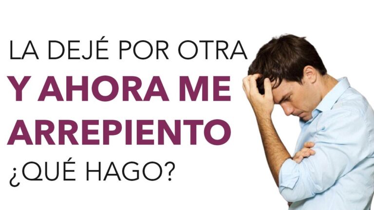 deje a mi mujer por otra y ahora me arrepiento