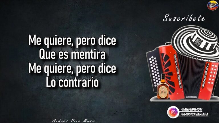 dice que me quiere pero no lo demuestra