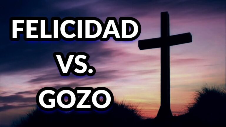 diferencia entre gozo y felicidad