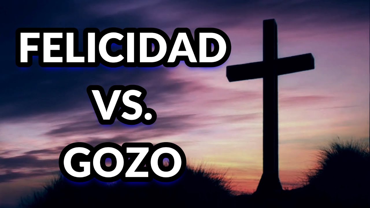 diferencia entre gozo y felicidad