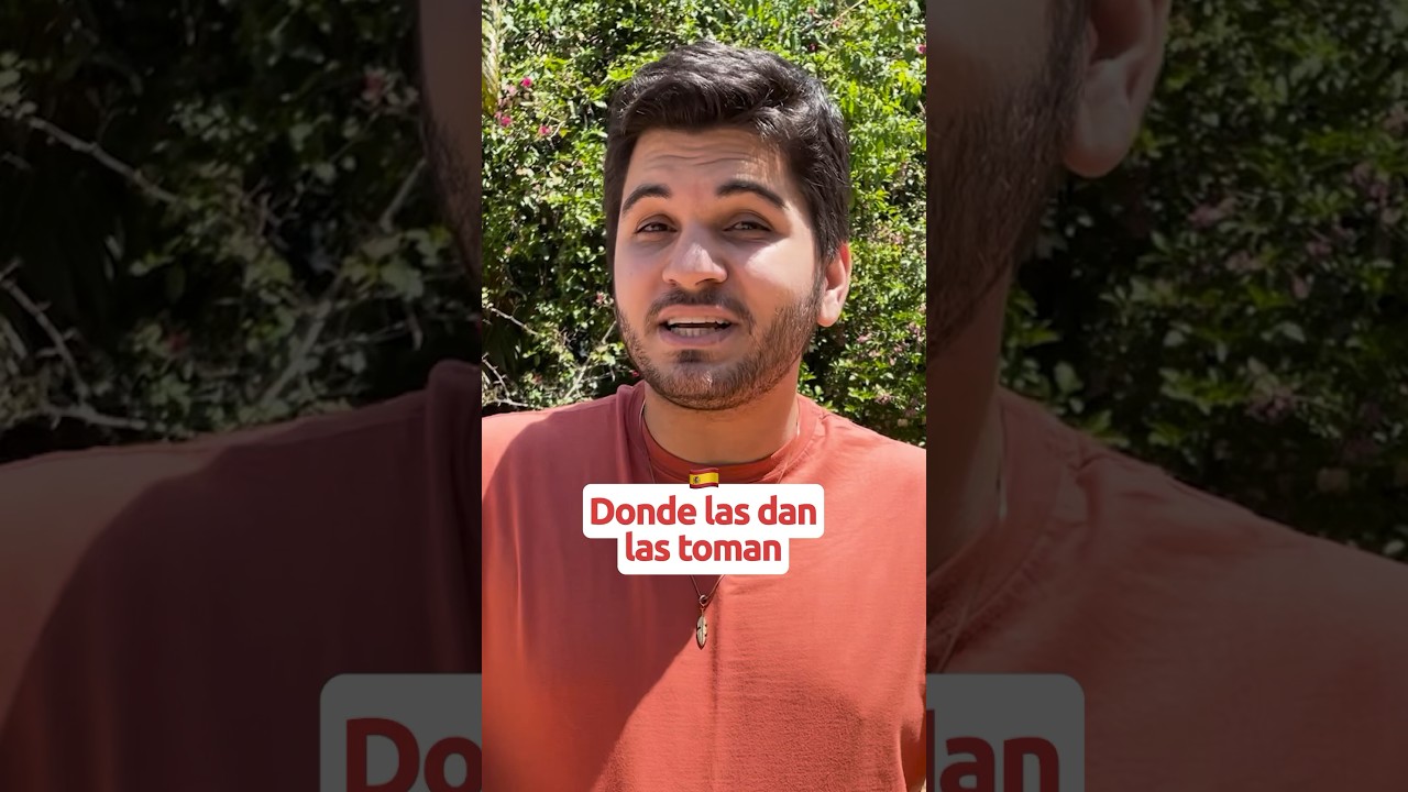 donde las dan las toman significado