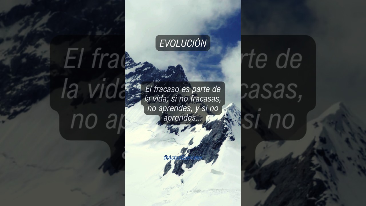 el fracaso es parte de la vida