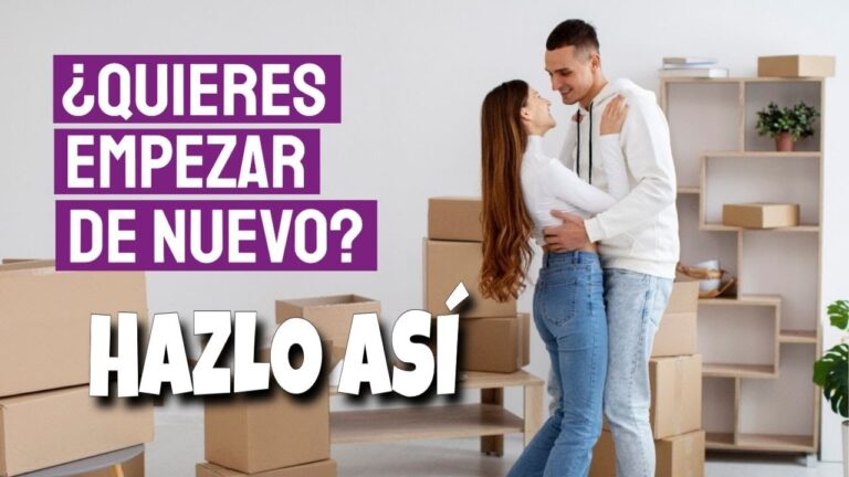 empezar de nuevo con mi ex