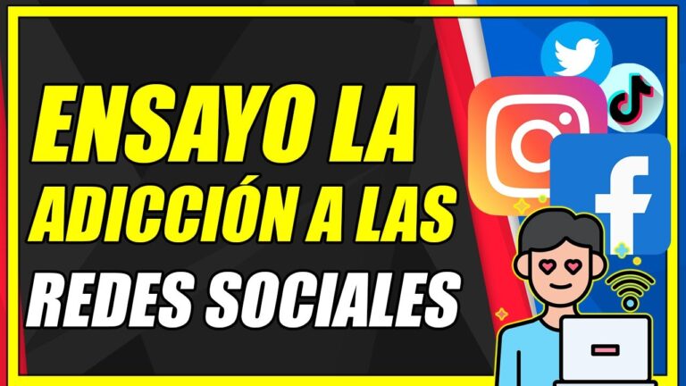 ensayo sobre la adiccion a las redes sociales