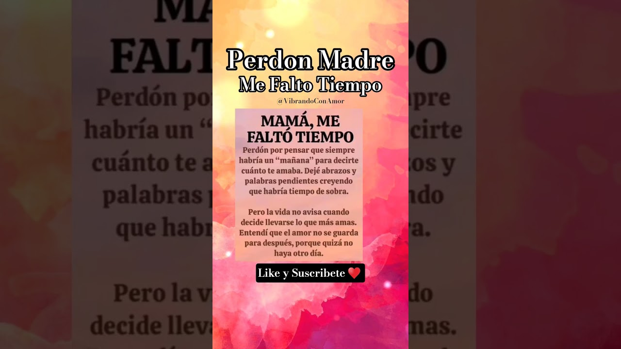 frases de perdon para una madre