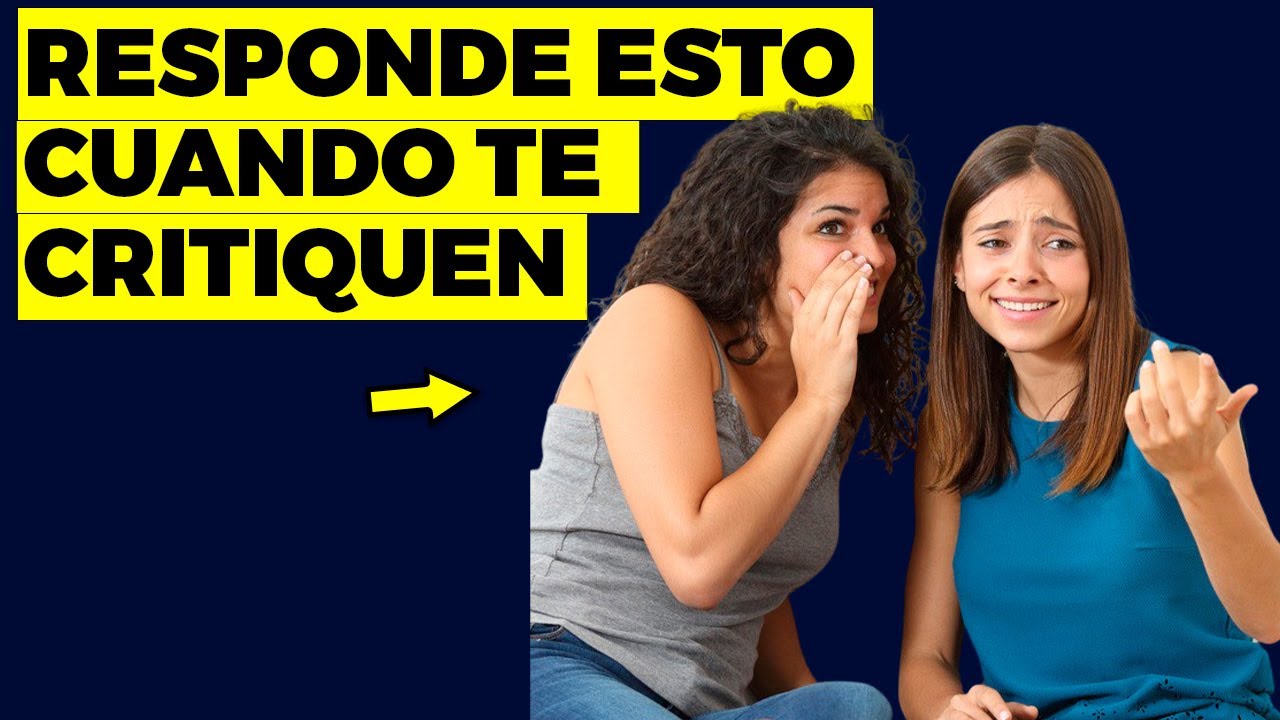 frases para responder a las criticas