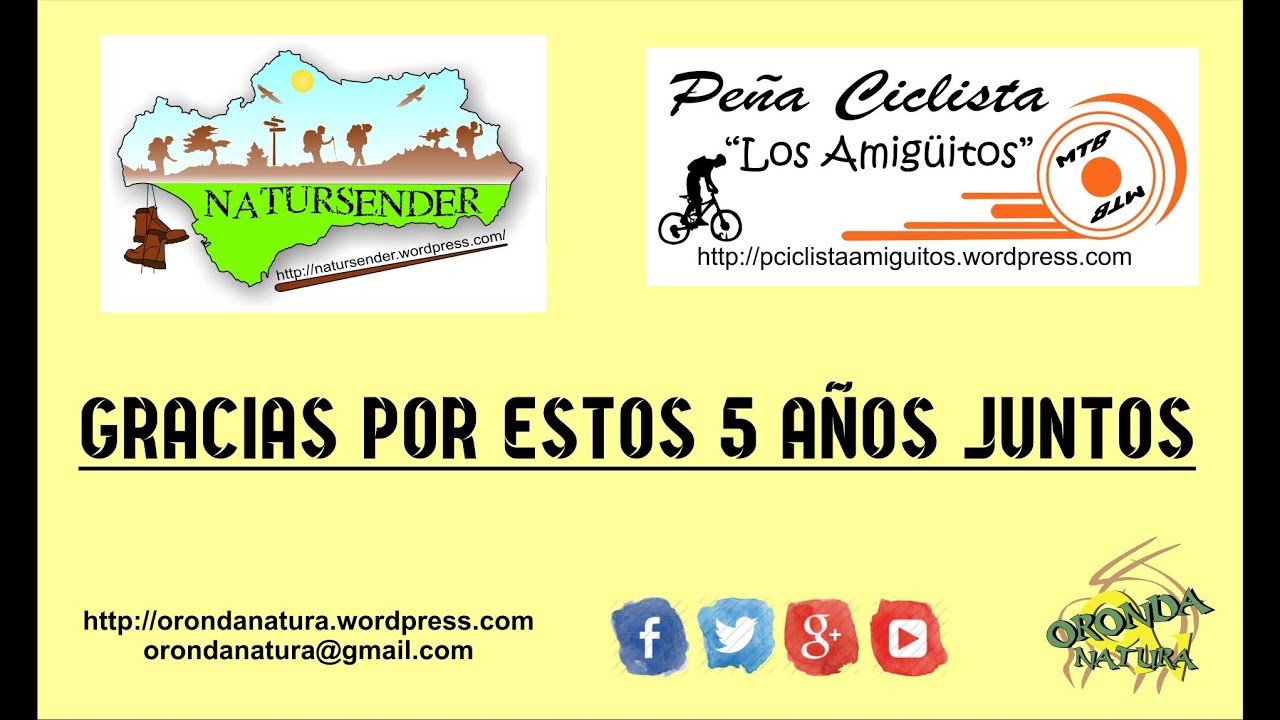 gracias por estos 5 años juntos