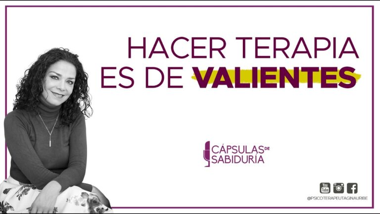 ir a terapia es de valientes