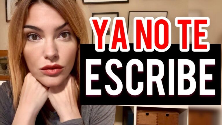 me ha dejado de hablar de repente