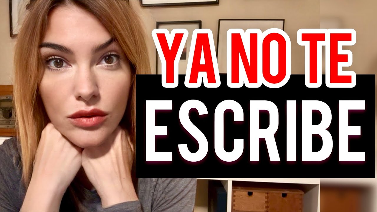 me ha dejado de hablar de repente