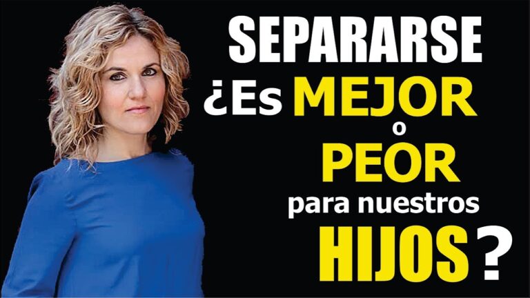 me quiero separar de mi esposa pero tengo hijos