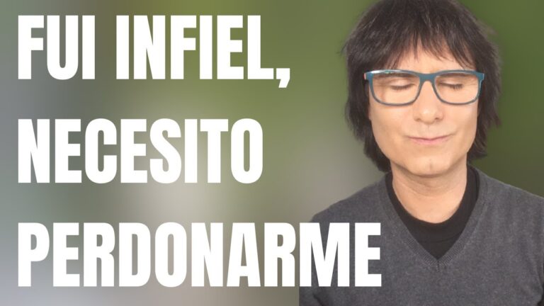 me siento mal por haber sido infiel