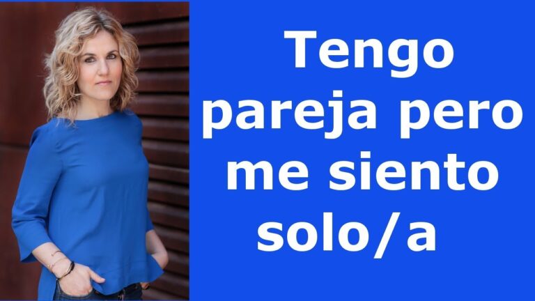 me siento sola con mi pareja