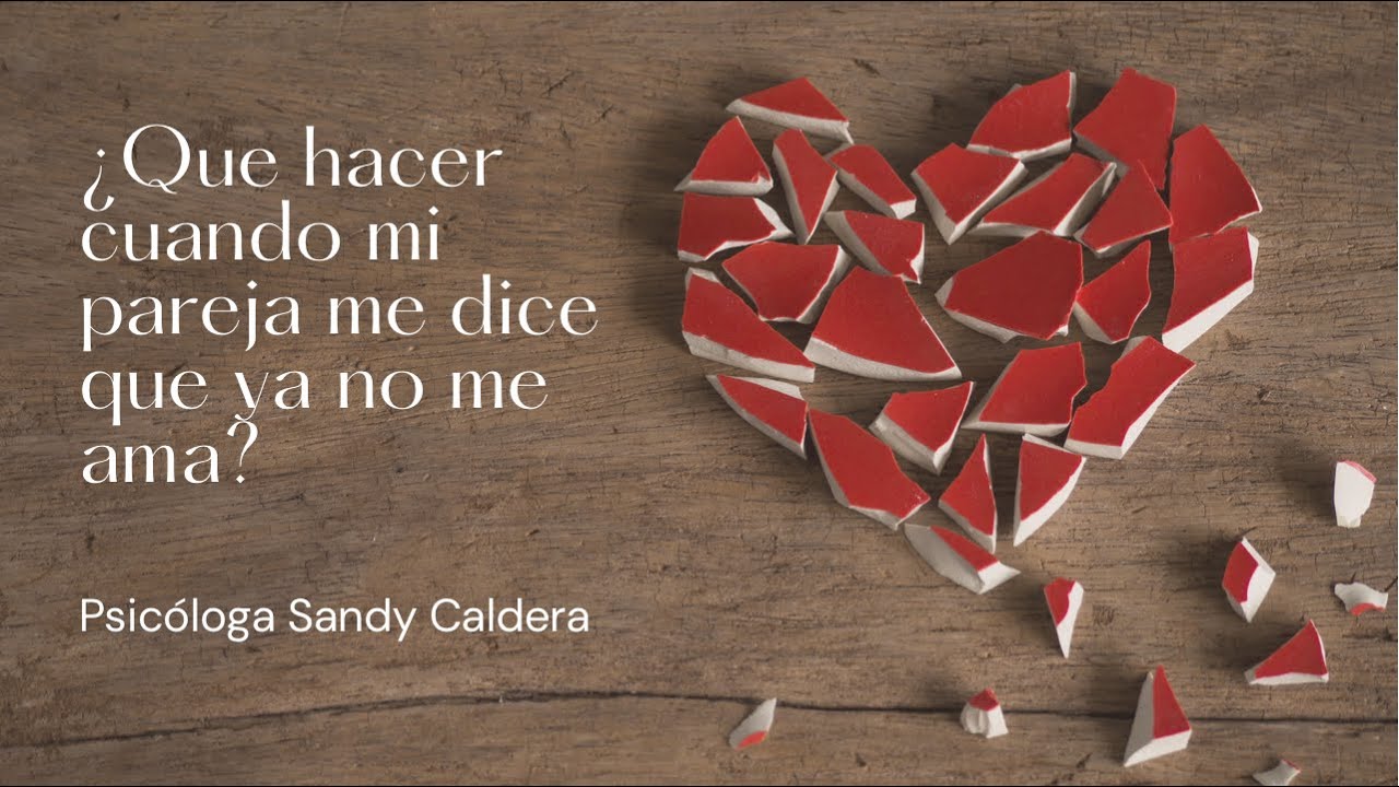 mi esposa dice que ya no me quiere