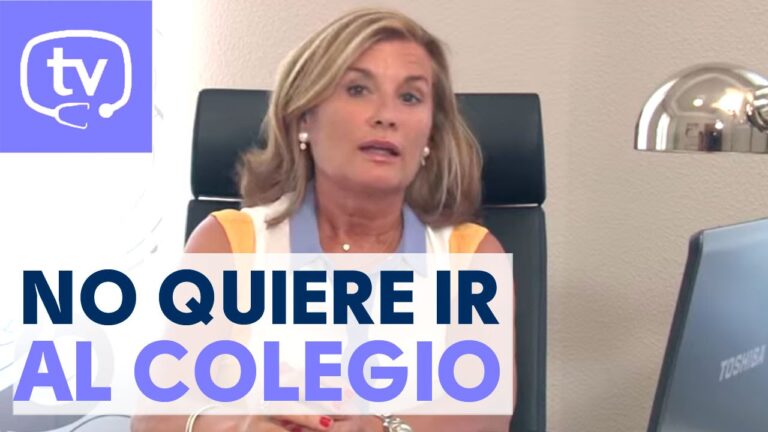 mi hijo no quiere ir al colegio 12 años