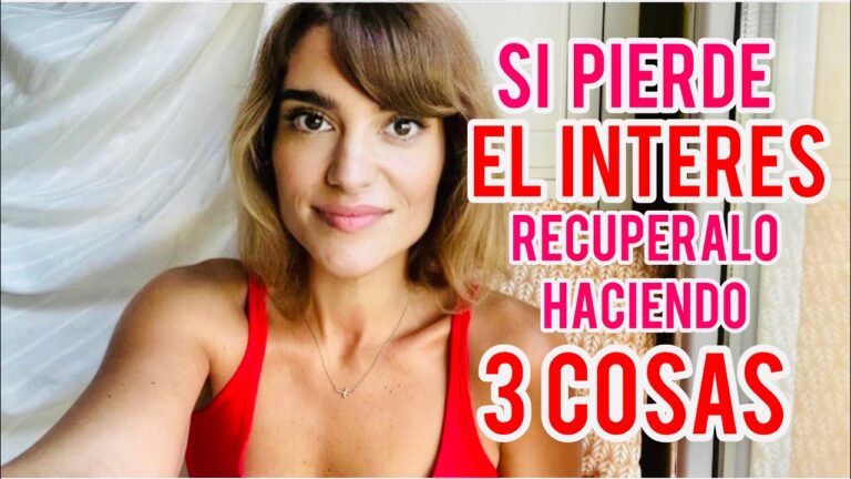 mi novio ha perdido el interes por mi