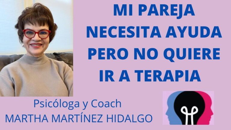 mi pareja no quiere ir a terapia