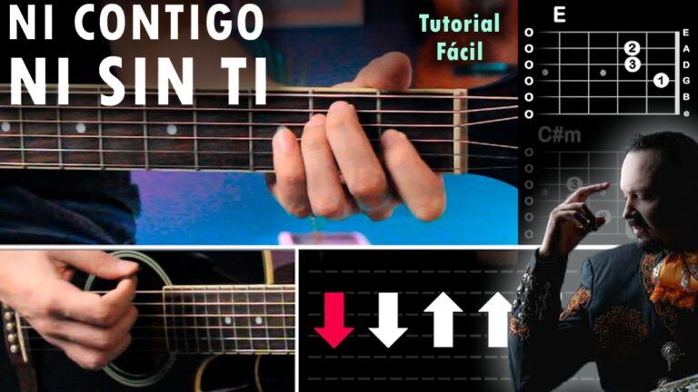 ni contigo ni sin ti acordes