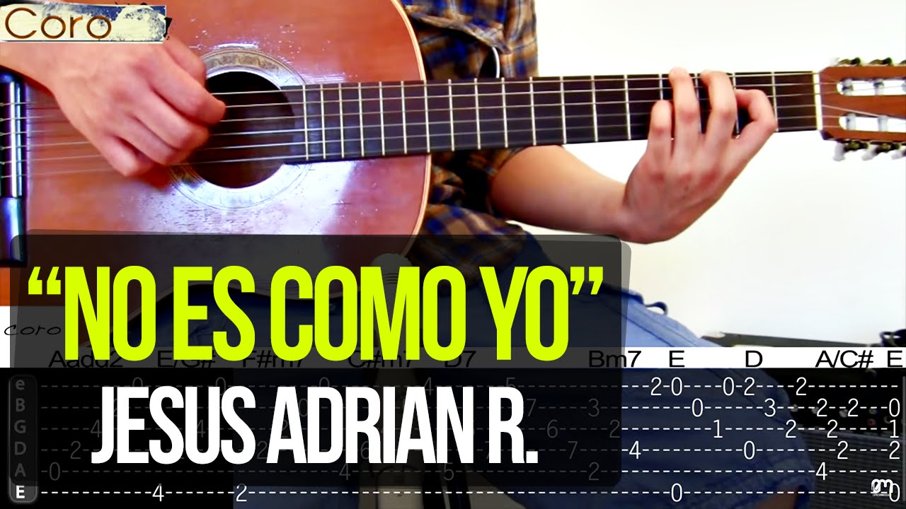 no es como yo acordes