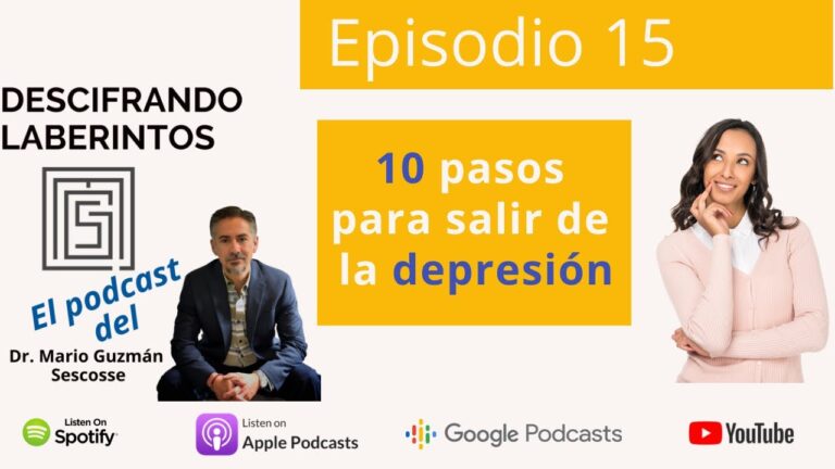 pasos para salir de la depresion