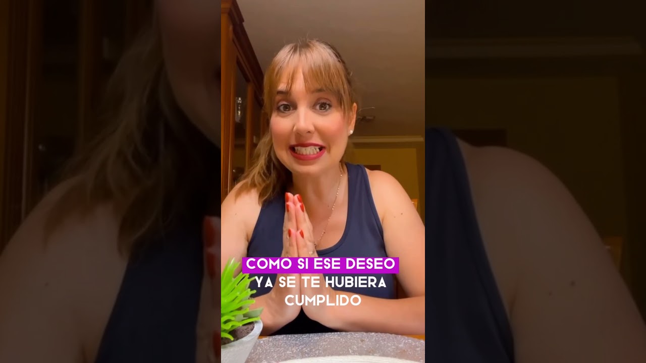 pedir un deseo y que se haga realidad