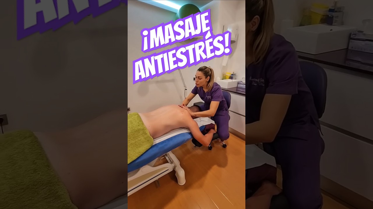 profesional que relaja los músculos
