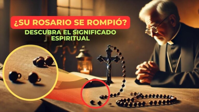 que significa encontrar un rosario roto