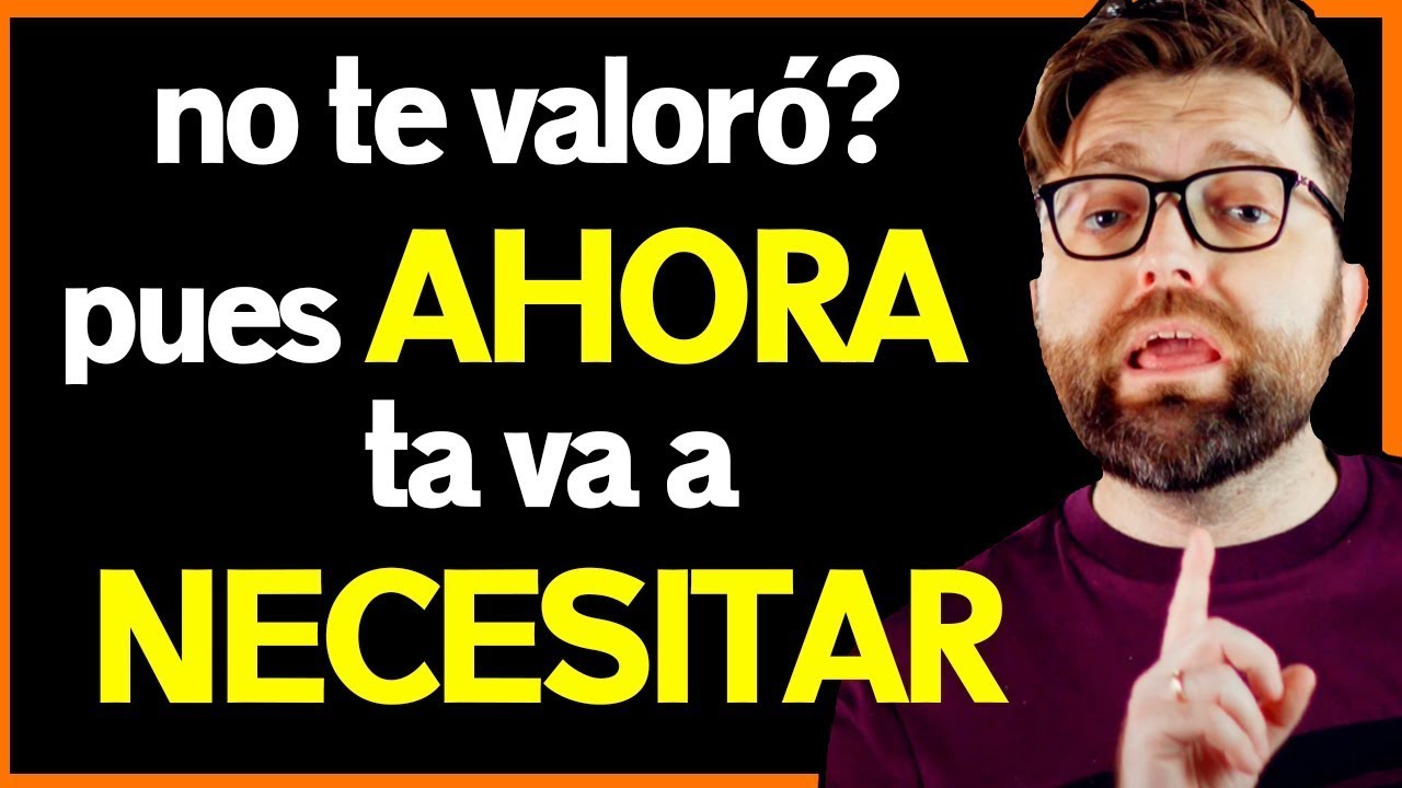 quien te pierde despues te necesita