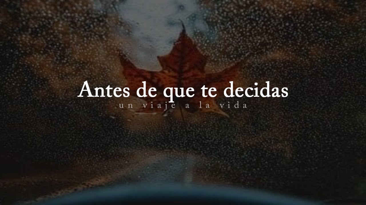 reflexión antes de tomar una decisión