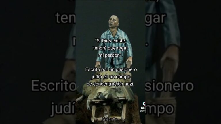 si dios existe debe rogar mi perdon