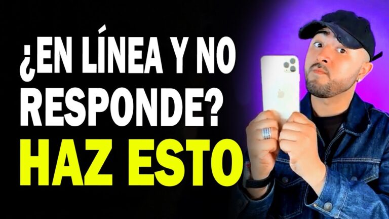 si esta en linea y no te escribe