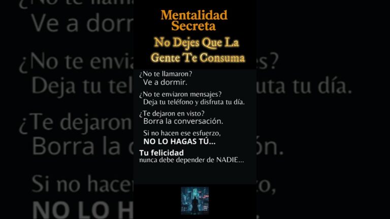 si tu felicidad depende de otros entonces no es tuya