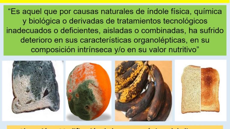 tipos de alteraciones en los alimentos