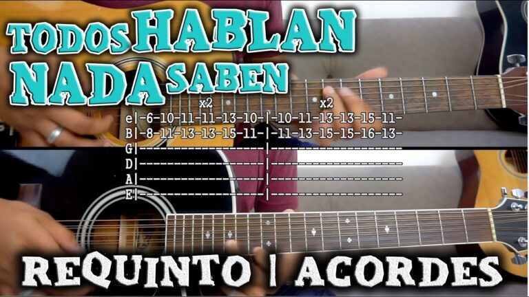 todos hablan nada saben acordes
